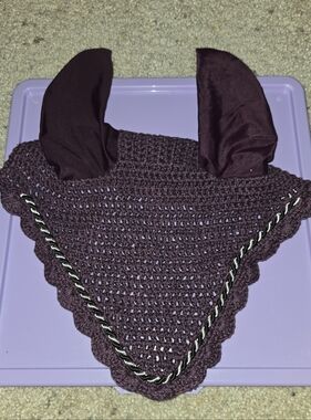 Dark Purple Ear Bonnet
